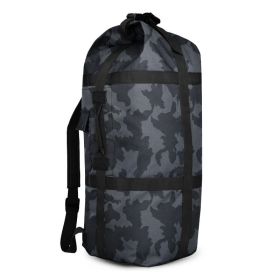 Large Capacity 60 L Camouflage Backpack Travel Camping (Option: Dark Night-56to75L)