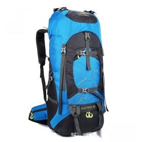 Hiking Bag Large Capacity Outdoor Sports Trip Foreign Trade Mountaineering (Option: Blue-56 To 75L)