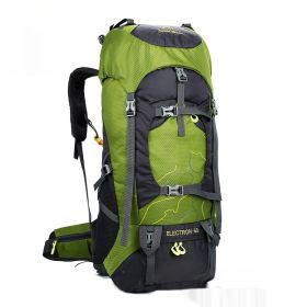 Hiking Bag Large Capacity Outdoor Sports Trip Foreign Trade Mountaineering (Option: Fruit Green-56 To 75L)