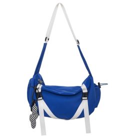 Japanese Minority Nylon Crossbody Bag (Option: Blue-10 Inches)